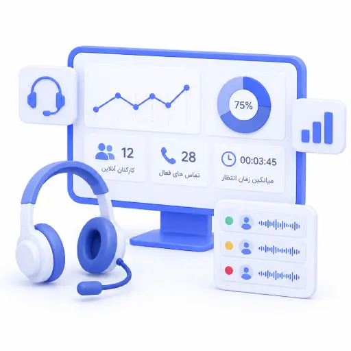 راهکار مانیتورینگ مرکز تماس